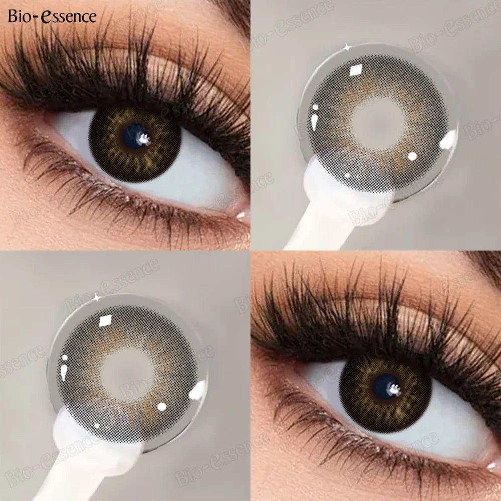 1 Pair Color Contact Lenses Fashion Beauty Lenses for New User Makeup Green Contact High Quality Natural Lenses Year