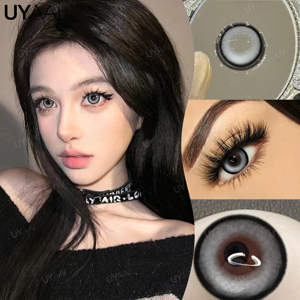 NEW Cosplay Colored Contact Lenses for Eyes Anime Purple Lenses Cosmetic Blue Eye Contacts Brown Natural Fashion Lenses