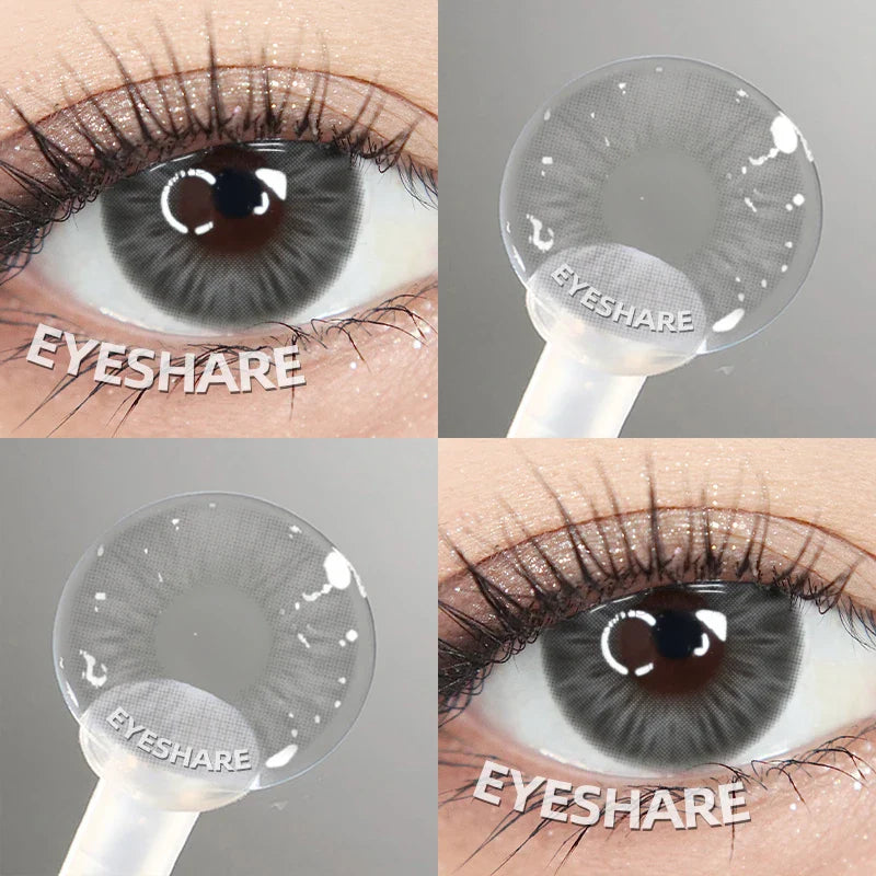 1 Pair Brown color Contact Lenses for Eyes Blue Lenses Gray contact Lenses eye makeup Eye Cosmetics