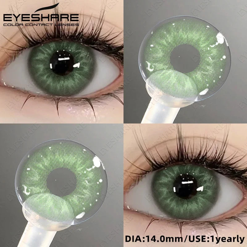 2pcs Natural Color Contact Lenses for Eyes Gray Lenses Colorcont Korean Lenses Yearly Beauty Brown Eye Contacts Lens