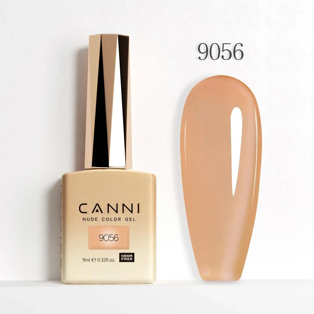 Nail Gel Polish HEMA FREE Translucent Jelly Gel Varnish Semi Transparent Super Glossy Ultra Consistency Round Shape Brush