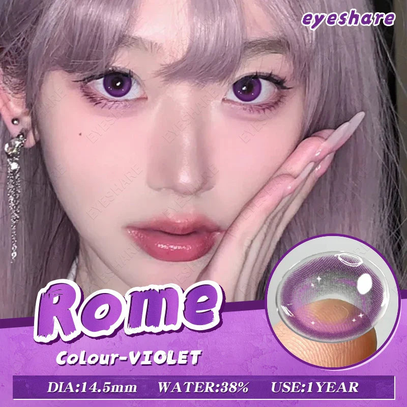 Purple Anime Cosplay Contact Lenses for Eyes Halloween Lenses Anime Accessories Lenses Role playing contact lenses