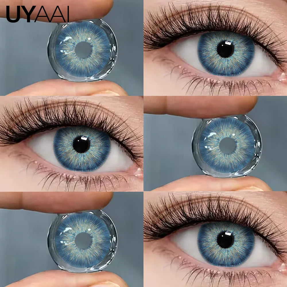 Color Contact Lenses Lenses Brown Pupils Color Contact Lenses for Eyes Green Lens 1 Pair/2pcs Pupils Cosmetic Lens