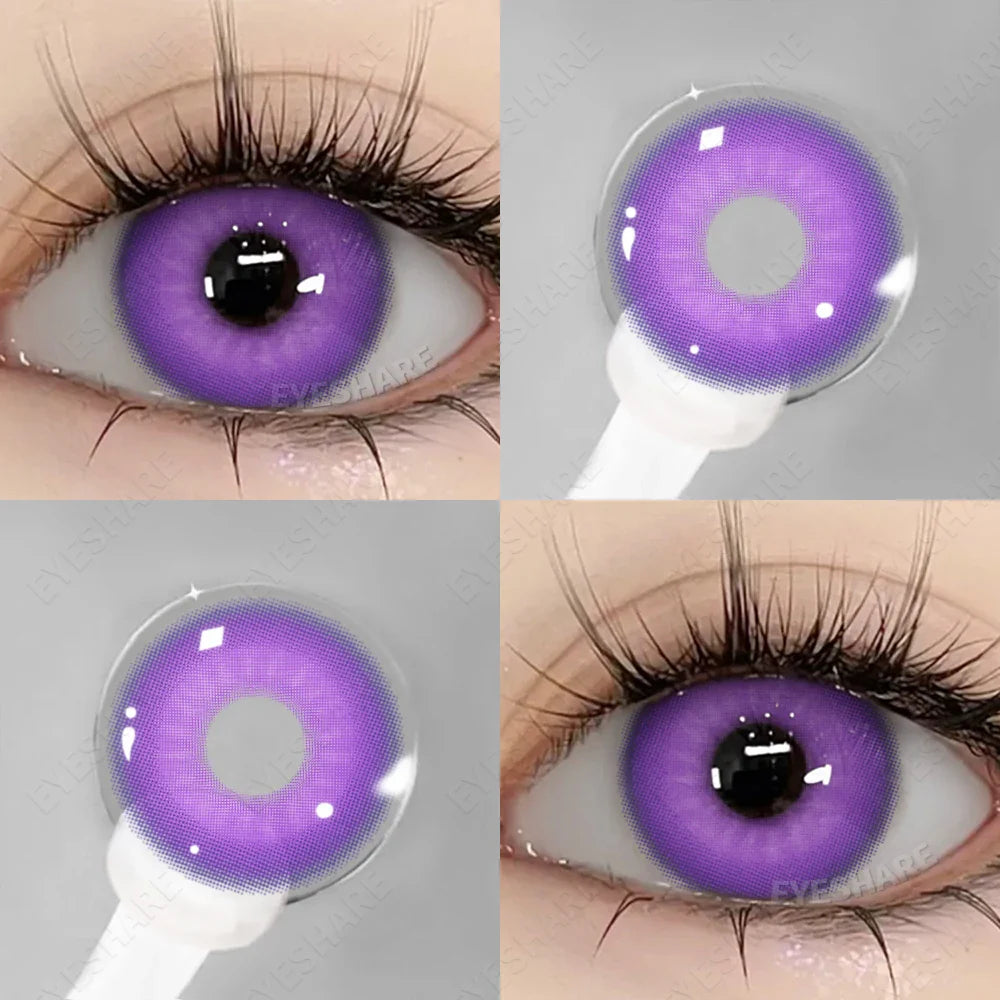 Colorful Contact Lenses for Eyes 1pair Cosplay Color Contact Lenses Anime Accessories Anime Lenses Yearly Red Lenses