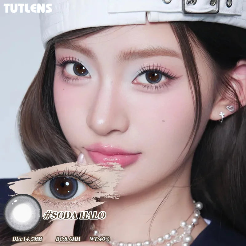2PCS Mixed Color Cosmetic Contact Lenses, Half Year Wear