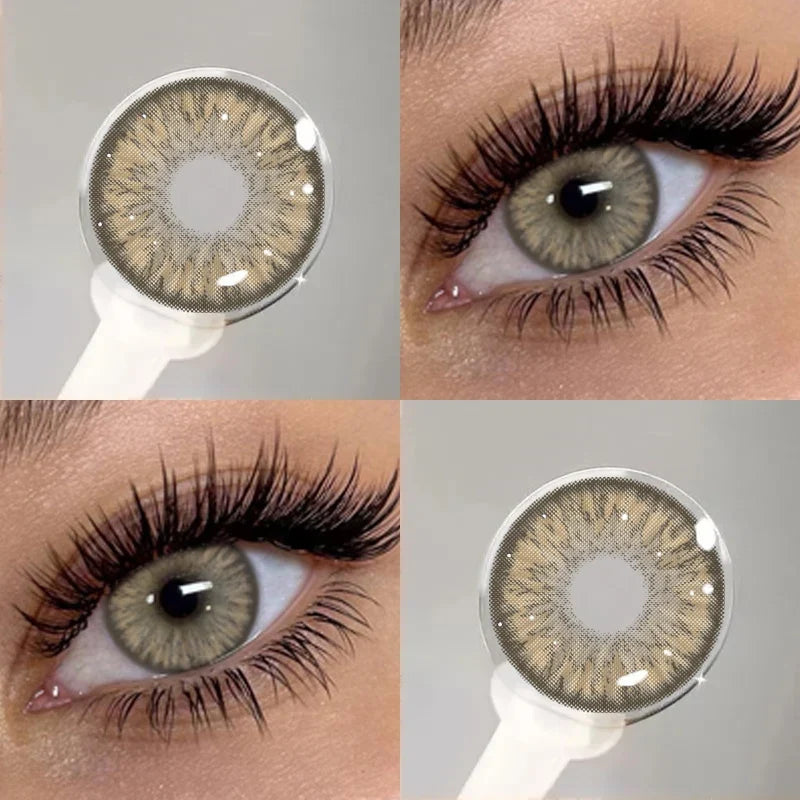 1Pair Korean Contact Lenses Natural Beauty Eye Contact Lens Myopia Soft Lenses Contact Lenses with Diopters Cosmetics