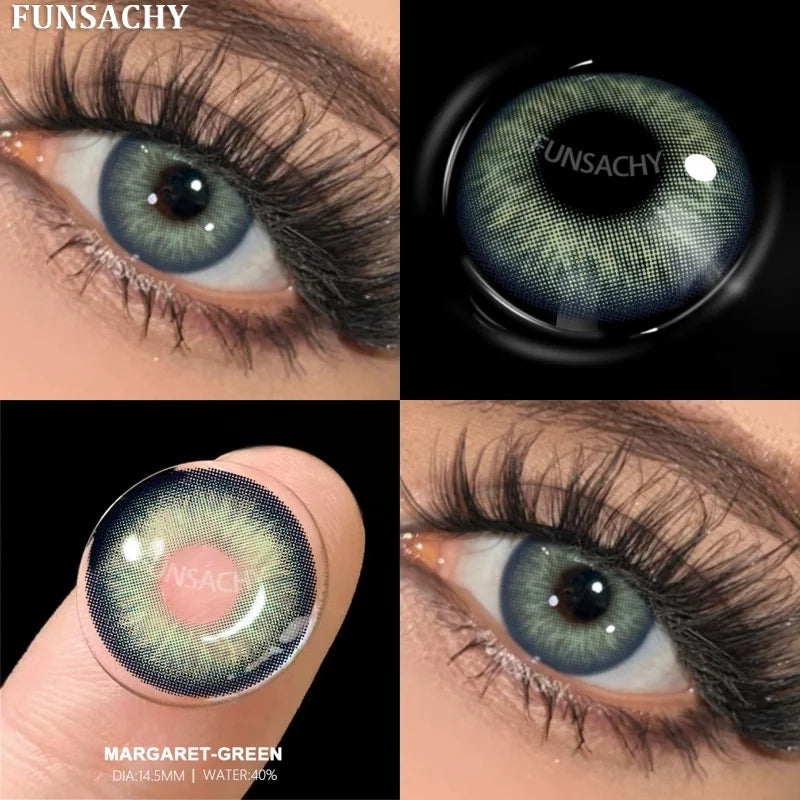 Fashion Color Contact Lenses for Eyes 1 Pair Korean Soft Natural Lenses Gray Pupils Eye Makeup Contacts Blue Brown Lens