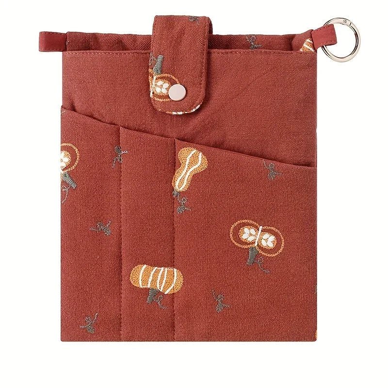 A5 Kawaii Storage Bag Multifunctional Chic Book Tote Portable Storage Pouch for Books Stationery Organizer Stationery Supplies