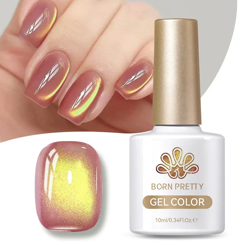 10ml Green Shadowstar Bamboo Cat Magnetic Gel Nail Polish Fruit Series  Soak Off UV LED Nail Art Salon DIY Manicure