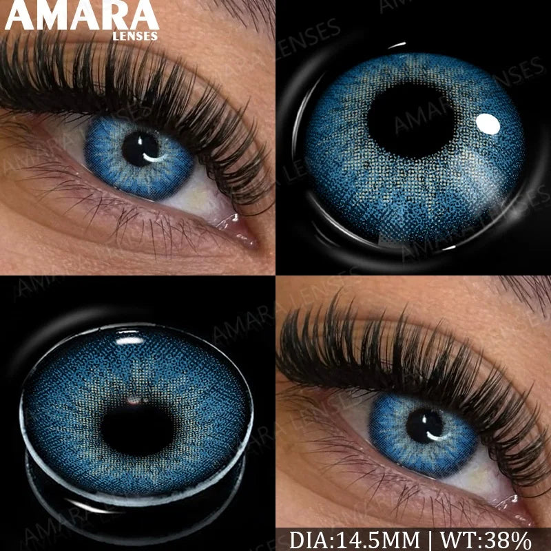 Fashion Colored Contact Lenses Natural Brown Eye Lens Gray Contact Eye Lenses Blue Lenses Contacts for Dark Eyes