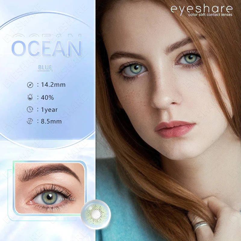 Natural Color Lens Eyes 1Pair Color Contact Lenses For Eyes Beauty Contact Lenses Eye Cosmetic Color Lens Eyes