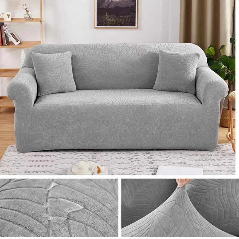 Water-resistant Elastic Sofa Cover for Living Room Stretch 1/2/3/4 Seater L-Shaped Corner Couch Cover Armchair Protector