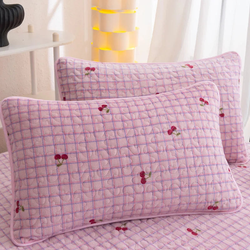 Quilted Cotton Milk Velvet Pillow case Household 48x74cm Pillow Core Inner Liner Protective Cover Thicken Envelope Pillowcase