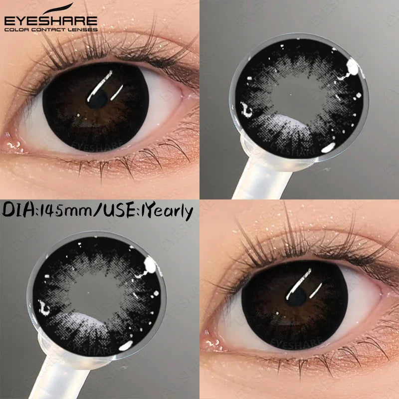 Light Colored Contact Lenses Natural Brown/Gray Lense High Quality Blue Lenses Yearly Beauty Makeup Green Eye Lenses