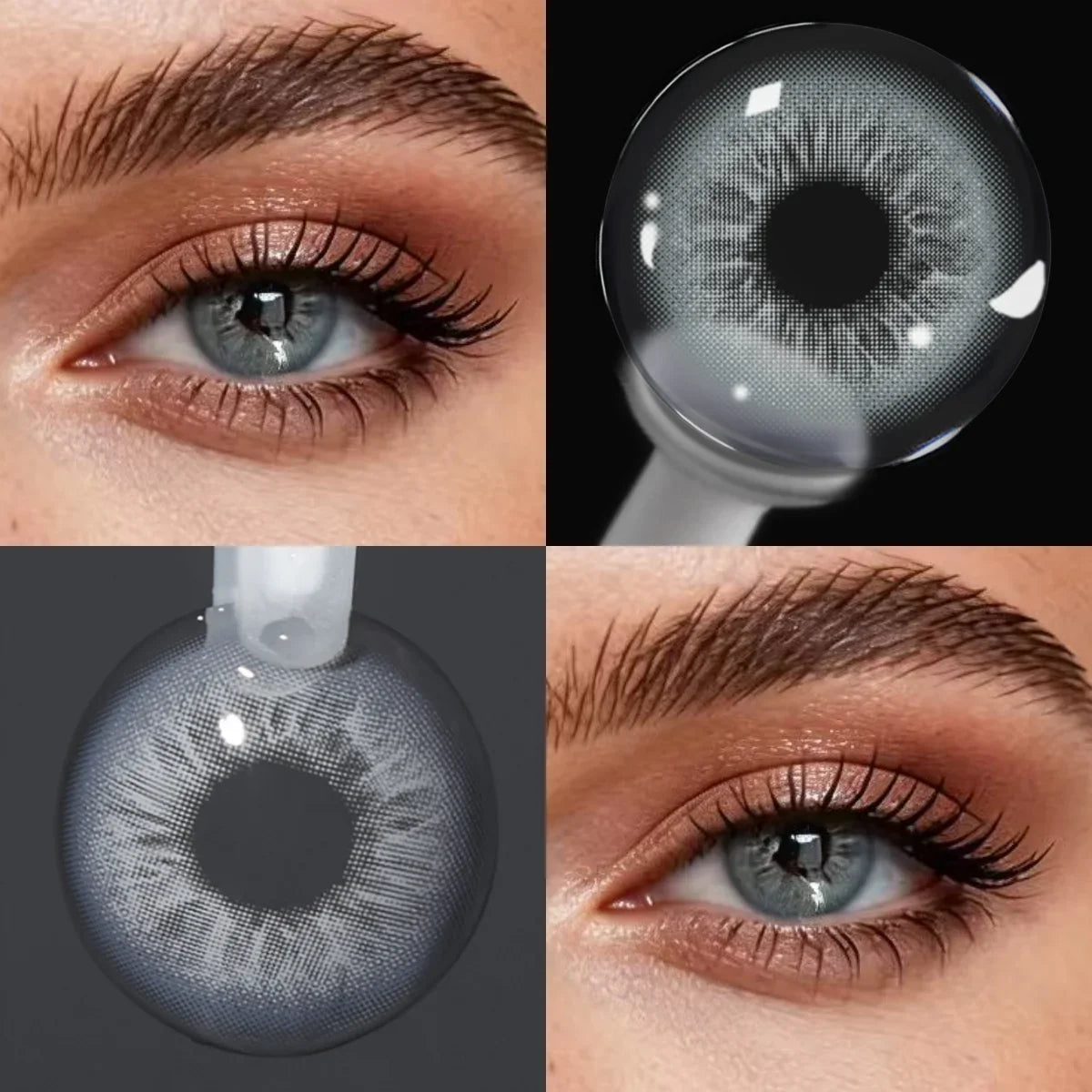 Unspoken Power Colored Contact Lenses with Prescription 14.2mm 6 Months Natural Eye Beauty Makeup Soft Lens