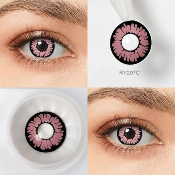 Contact Lenses For Cosplay Contacts Lens Eye Ywllow And Green Contact Lenses Yearly 14.0/14.2mm