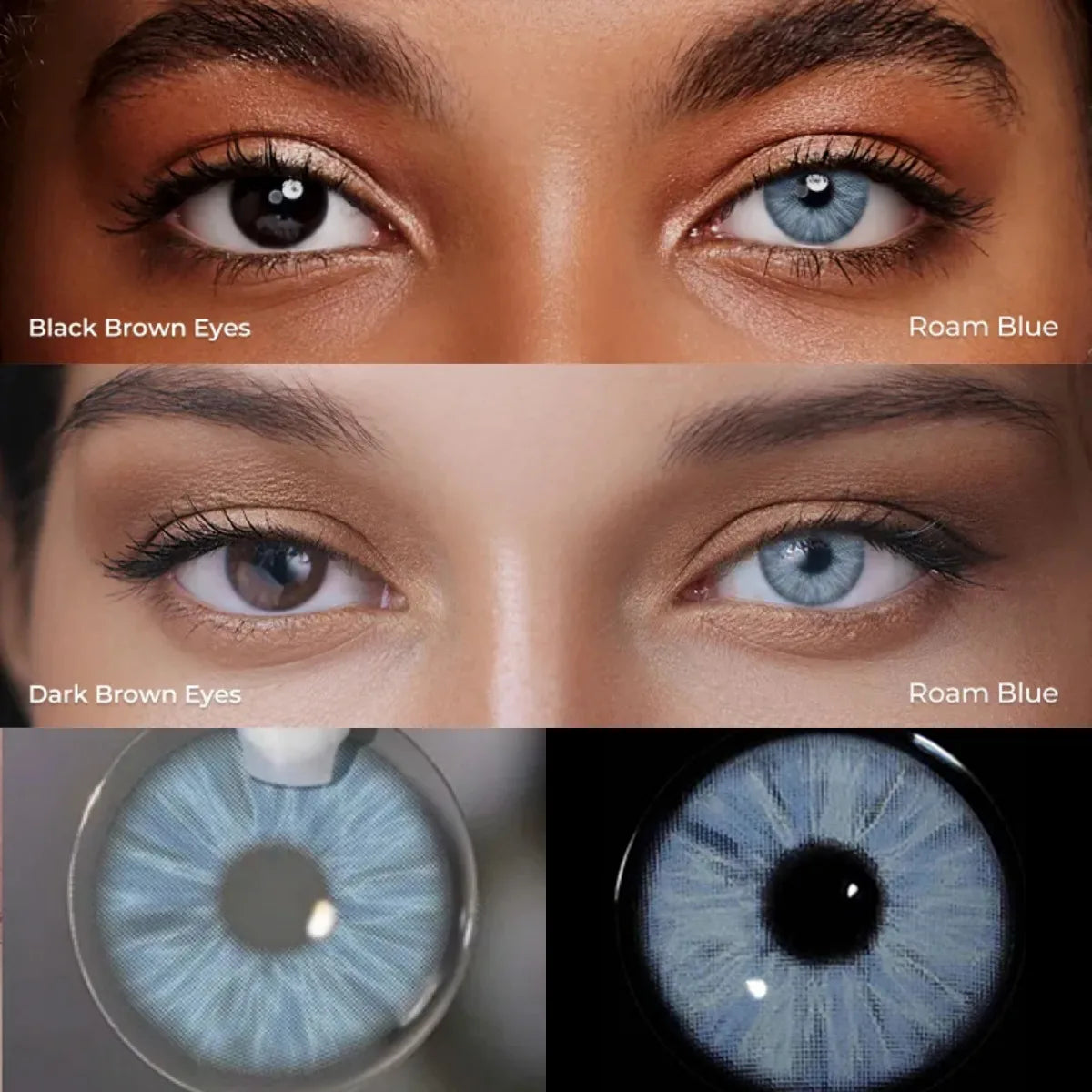 Eyes Color Contacts Colored Contact Lenses Lens Power Small Pupil Prescription 2Pcs 6 Months Half Year Use