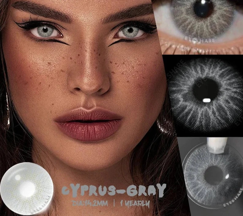 1pair Colored Contact Lenses for Eyes Natural Look Gray Eye Lenses Brown Contact Blue Lenses Fast Delivery Green Lenses