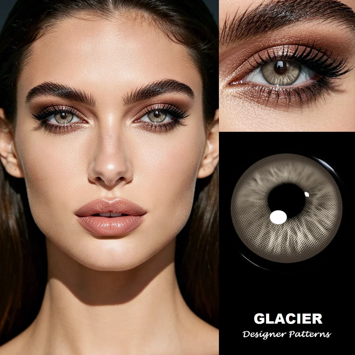 14.5mm Half Year Colored Contact Lenses Natural Earth Tone Hydrating Soft Lenses for Daily Look Eye Beauty