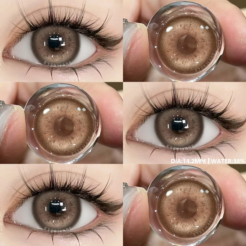 1Pair New Color Contact Lenses for Eyes Cosmetic High Quality Blue Lenses Green Contact Fashion Cosmetic Eye Contacts