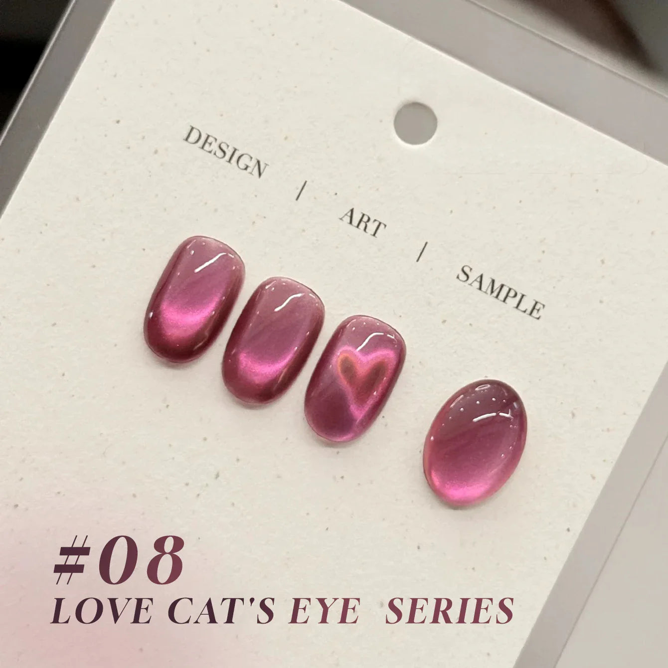 12ml 1-16pcs Autumn Nails New Clear Pink Glass Bead Moonlight Magnet Cat Eye Gel Nail Polish Whitening Nail Supplies