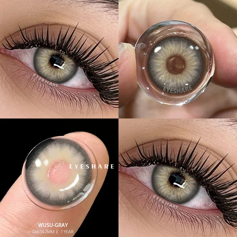 NEW Colored Contact Lenses for Eyes Natural Eye Lenses Green Contact Gray Lenses Blue Lenses Fashion Lenses 1 Pair