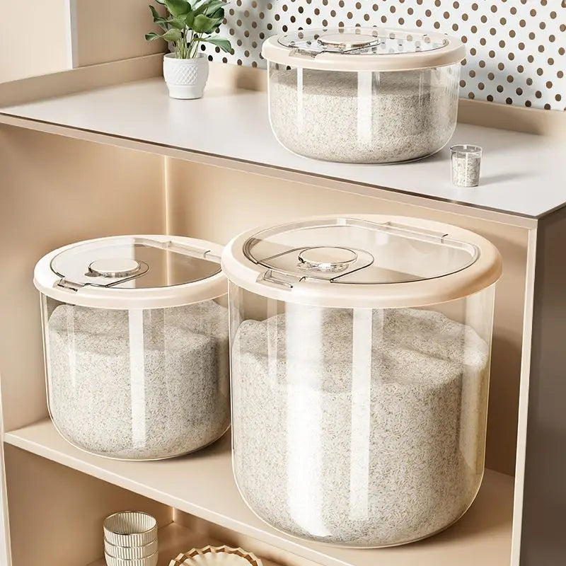 Airtight Food Storage Container 10kg/5kg  Moisture Proof & Anti-Insect for Kitchen It Can Also Be Used As A Pet Food Storage Box