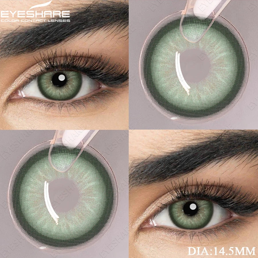 Blue Contact Lenses Colored Contacts for Eyes 1 pair Brown Eye Lenses Gray Lenses Yearly Cosmetic Makeup Eye Contacts