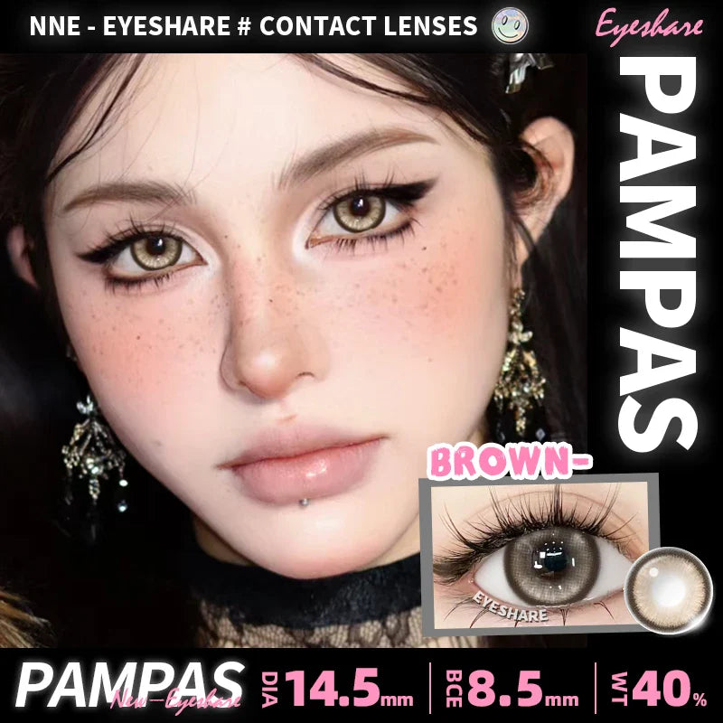 2Pcs Colorful Cosplay Contact Lenses for Eyes Colored Fashion Pink Contacts Lens Purple Cosmetic Pupils Yearly Red Lens