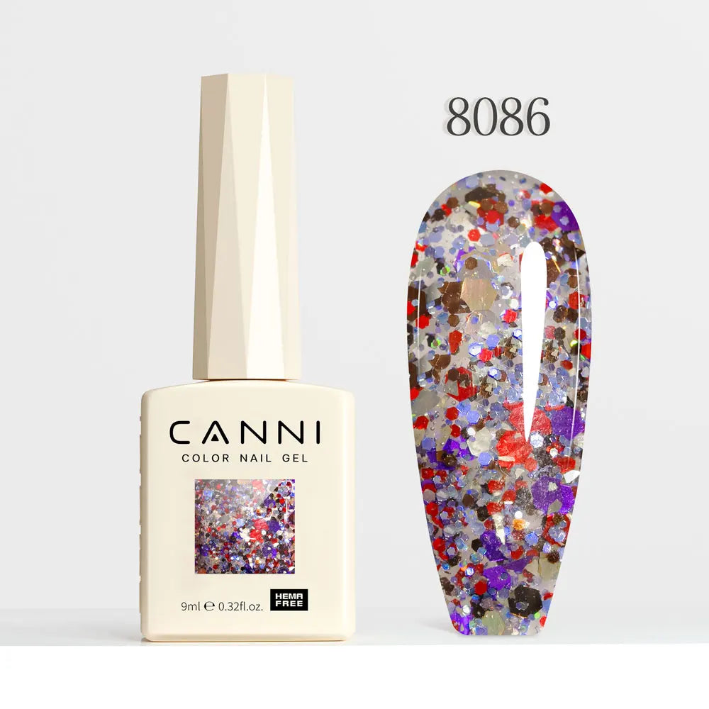 Gel Nail Polish Glitter Diamond Sparkle Color Collection Gorgeous Color HEMA FREE Soak Off UV LED Semi Permanent AurorGel