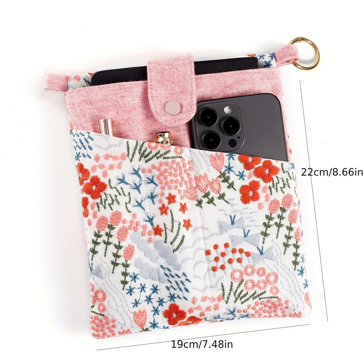A5 Kawaii Storage Bag Multifunctional Chic Book Tote Portable Storage Pouch for Books Stationery Organizer Stationery Supplies