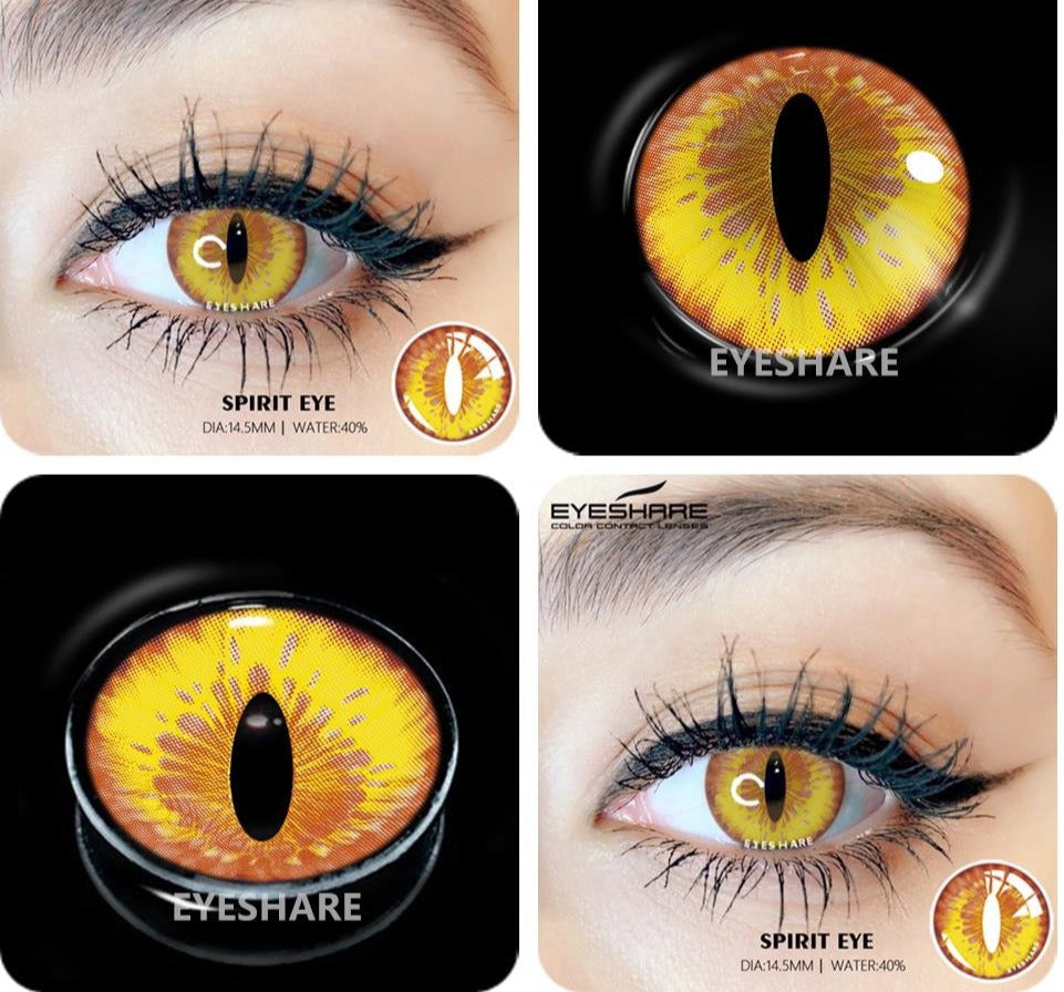 Color Contact Lenses 1Pair Cosplay Contact Lenses for Eyes Halloween Multicolored Lenses Anime Accessories Color Lenses