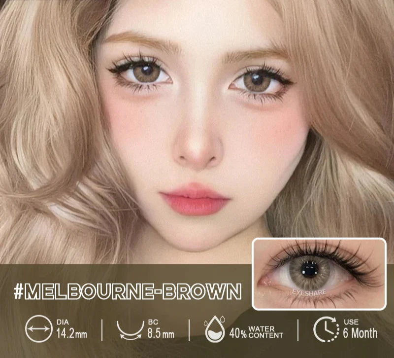 1 Pair Brown color Contact Lenses for Eyes Blue Lenses Gray contact Lenses eye makeup Eye Cosmetics