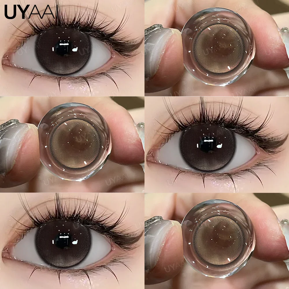 Color Contact Lenses Beauty Blue Lens Makeup Big Eyes Black Gray Contacts Lenses Green Pupils Natual Brown Pupils Cosmetic