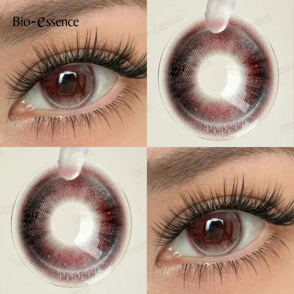 1 Pair Halloween Contact Lenses for Eyes Cosplay Lenses Anime Lenses Black&White Lenses Accessories Yearly