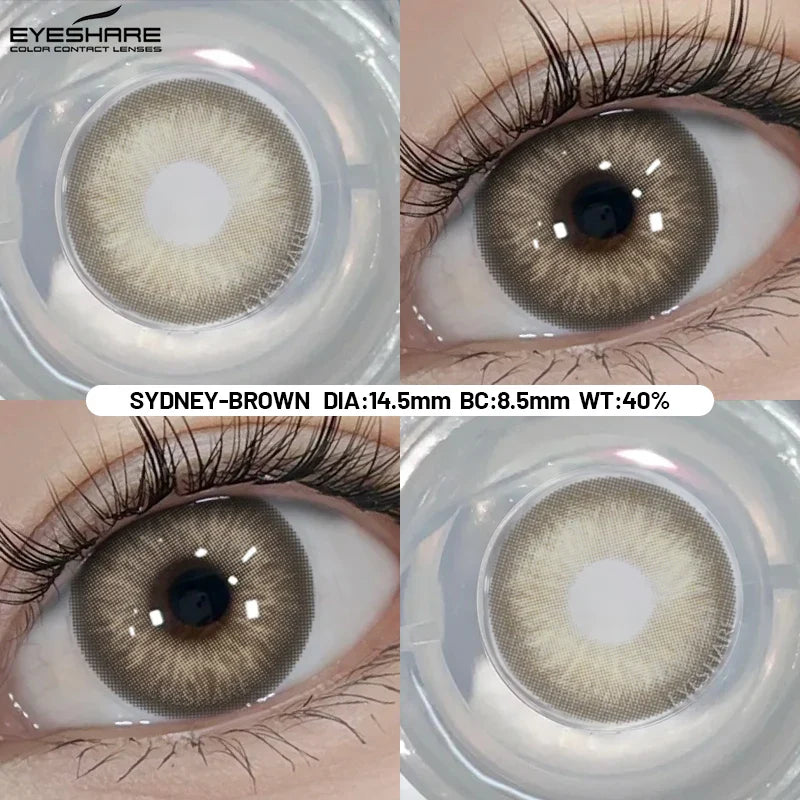 Big Eyes Color Contact Lenses Fashion Blue Colored Contact Lense Brown Softlenses Green Beauty Pupils Yearly Use