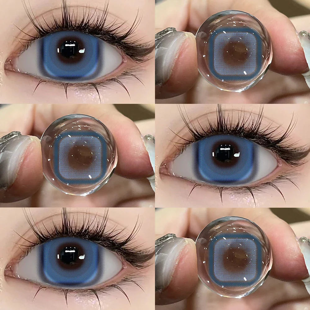 Colored Contact Beauty Blue Contacts Big Eyes Black Lens Makeup Green Lens Natural Brown Eye Lenses Cosmetics Red lens
