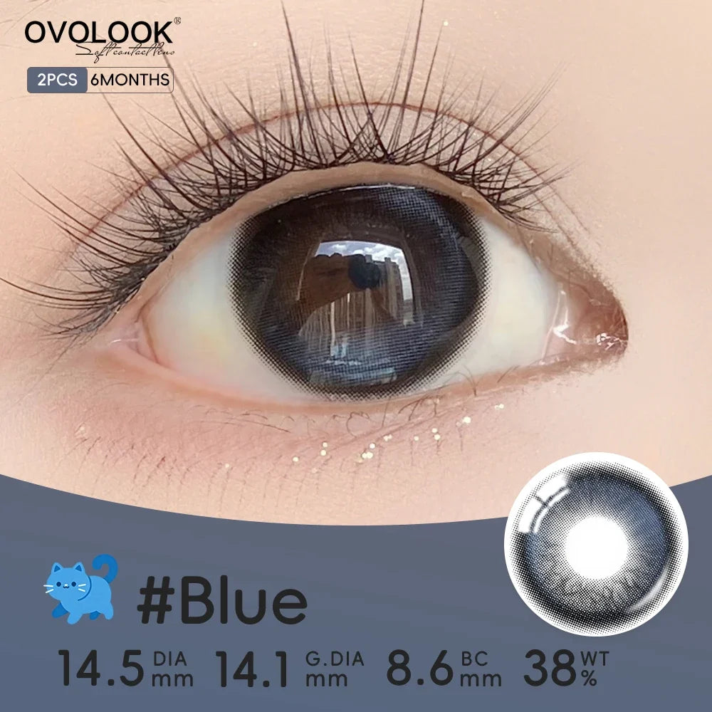 Natural Amber Brown Colored Contacts Warm Bright Pupil Soft Lens For Newbie Sweet Casual Fashion Eyewear