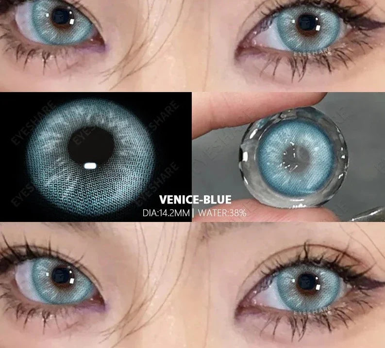 1pair/2pcs Colored Contact Lenses for Eyes Natural Green Lenses Blue Contact Lens Gray Contacts High Quality Lenses