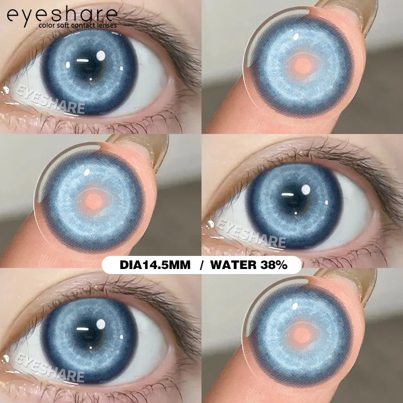 Contact Lenses 14.5mm 1Pair for Anime accessories for eyes Cosplay Color contact Lenses Halloween Eye Contacts yearly use