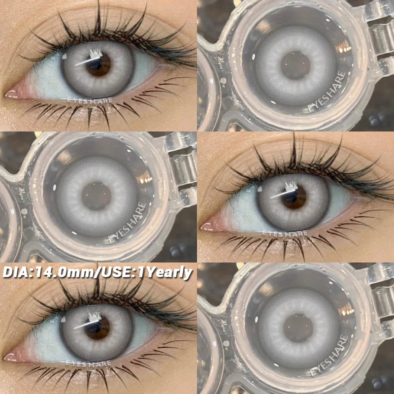 Crazy Halloween Cosplay Anime white Color Contact Lenses for Eyes red Beauty Pupils Role Playing Party Yearly use