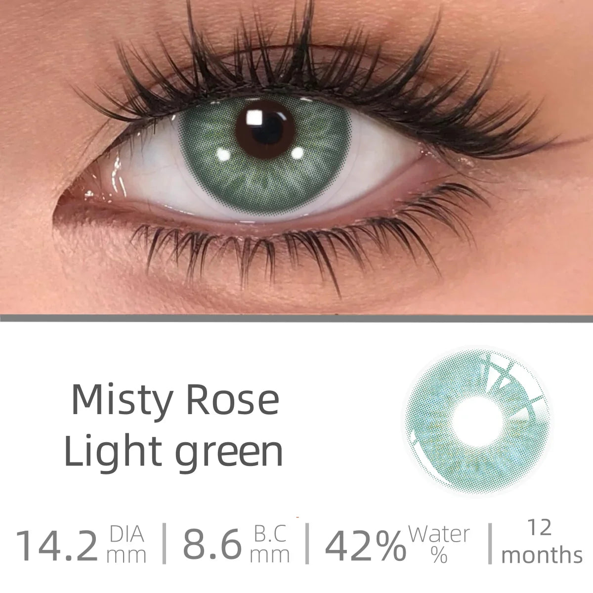 Love Story series Multiple colors Natural soft Contact lenses Blue Lenses Green Pupils Lens Yearly Cosmetic