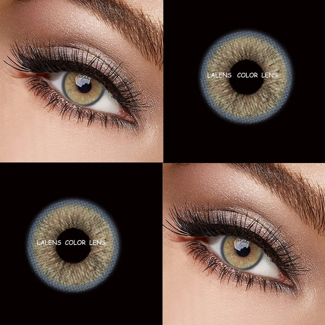 14.2mm Yearly Disposal Colored Contact Lenses Enlarging Effect Soft Lens For Daily Makeup Eye Contacts