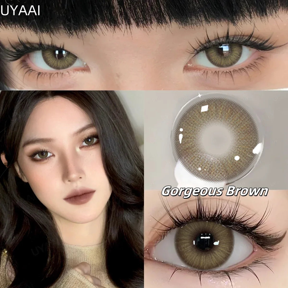 2pcs/pair Yearly Colored Contact Lenses Natural Green Lens Fashion Pupils Beauty gray Contact Lenses for Eyes