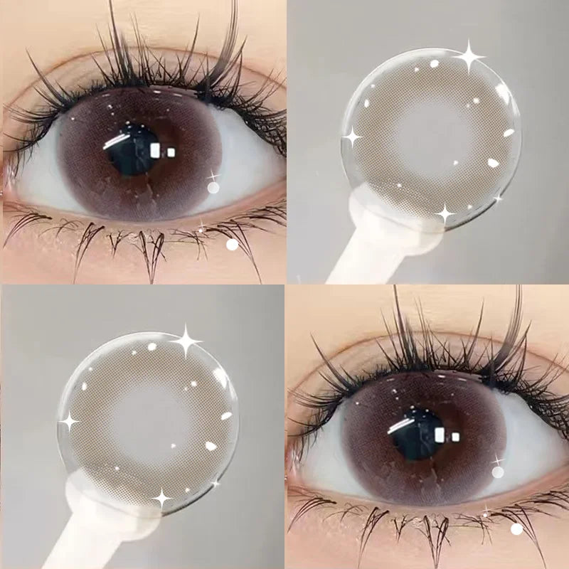 1 Pair Colored Contact Lenses Prescription Contact Lenses Cosmetics Eye Color Lens Fashion Beauty Pupil Fast Shipping