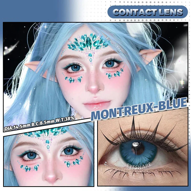 Purple Anime Cosplay Contact Lenses for Eyes Halloween Lenses Anime Accessories Lenses Role playing contact lenses