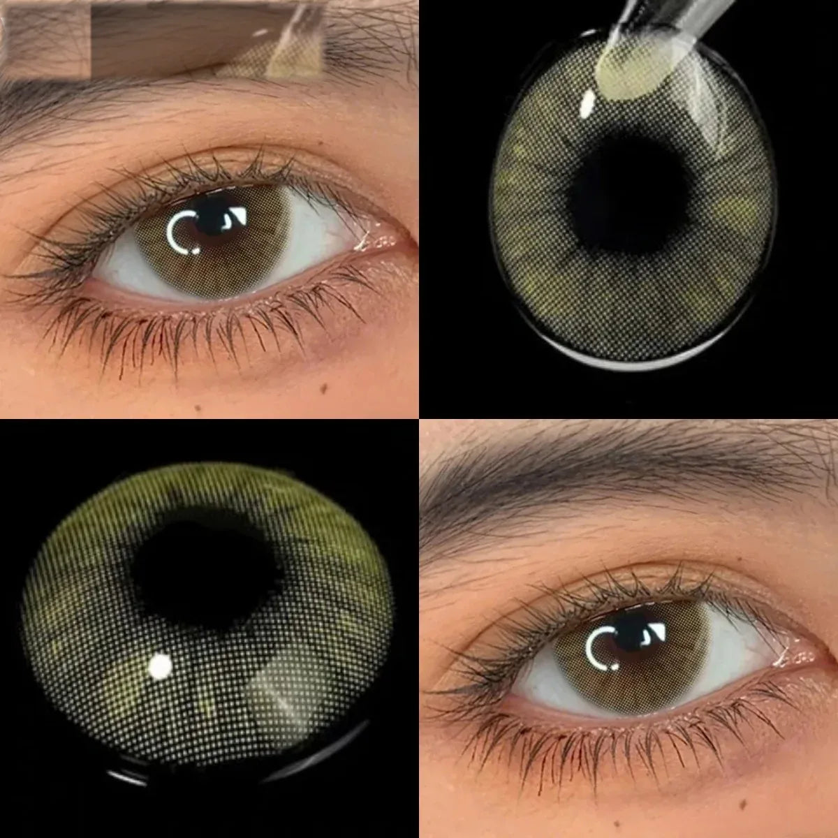 Eye Eyes Color Contacts Colored Contact Lenses Lens Small Pupil Beauty Prescription Cosmetics Daily 2Pcs 6 Months