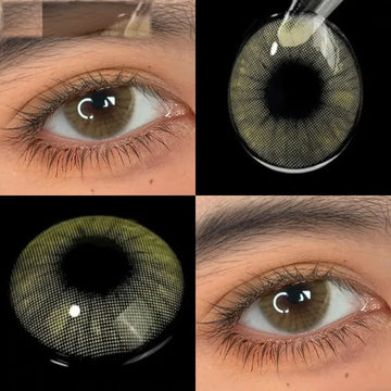 Eye Eyes Color Contacts Colored Contact Lenses Lens Small Pupil Beauty Prescription Cosmetics Daily 2Pcs 6 Months