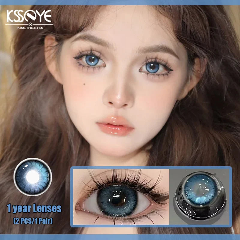 1Pair Myopia Color Contact Lenses for Eyes Fashion High Quality Beauty Pupil Student Colored Cosmetics New Fast Shipping
