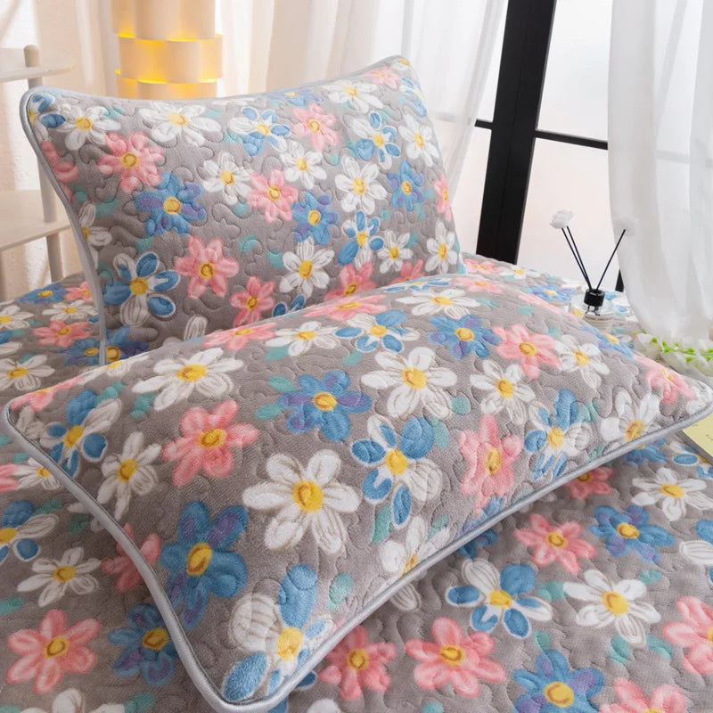 Quilted Cotton Milk Velvet Pillow case Household 48x74cm Pillow Core Inner Liner Protective Cover Thicken Envelope Pillowcase